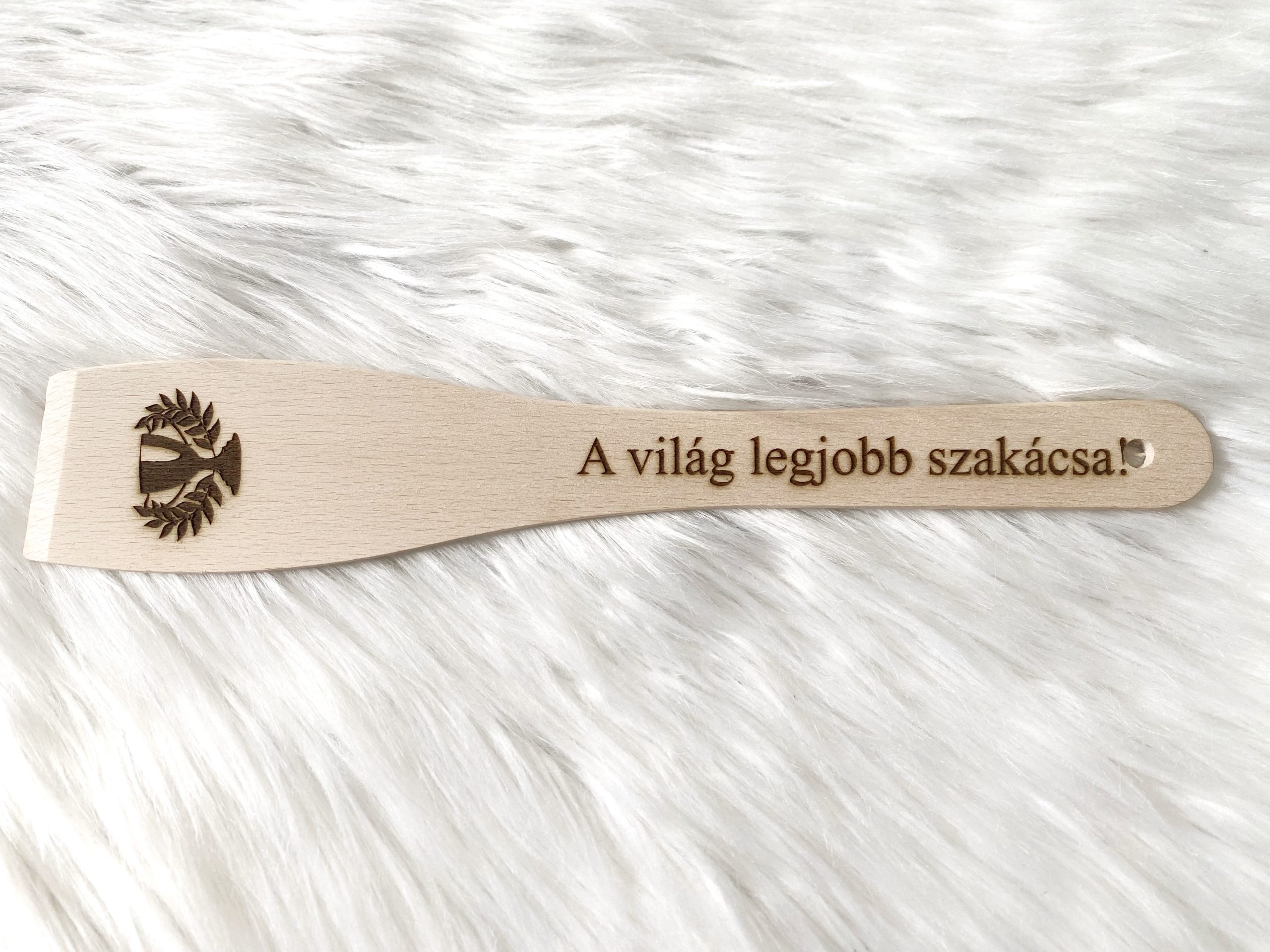 Egyedi Gravírozott Fakanál – Személyes és Stílusos Ajándék Konyhatündéreknek - Image 3