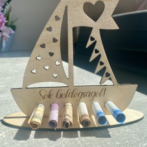 ⛵ Egyedi vitorlás pénzátadó – különleges ajándék minden alkalomra 🎁